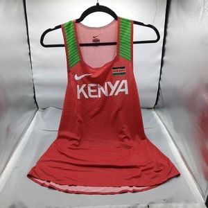 Nike Pro Elite Kenya Olympic Singlet Track Field Run Made in USA 898134-XXX Sz L